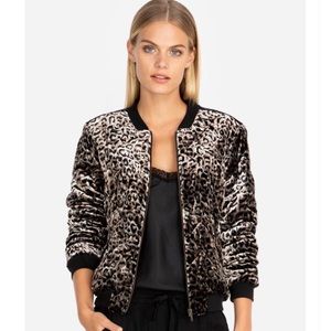 NWT Johnny Was Leopard Animal Bomber Jacket XL